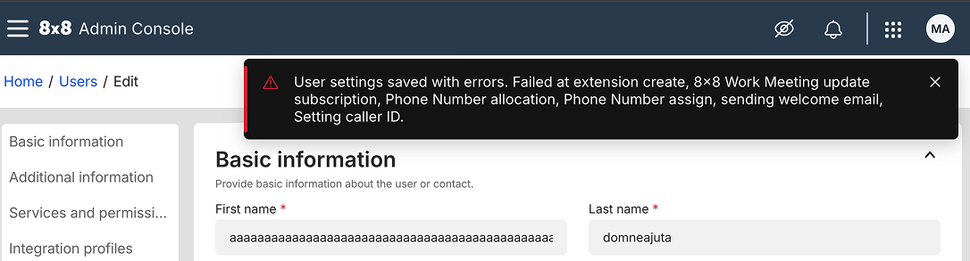 Legacy blocking provisioning experience